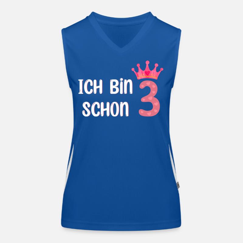 Ich Bin Schon 3 Funktionelles Kontrast-Tank Top für Frauen