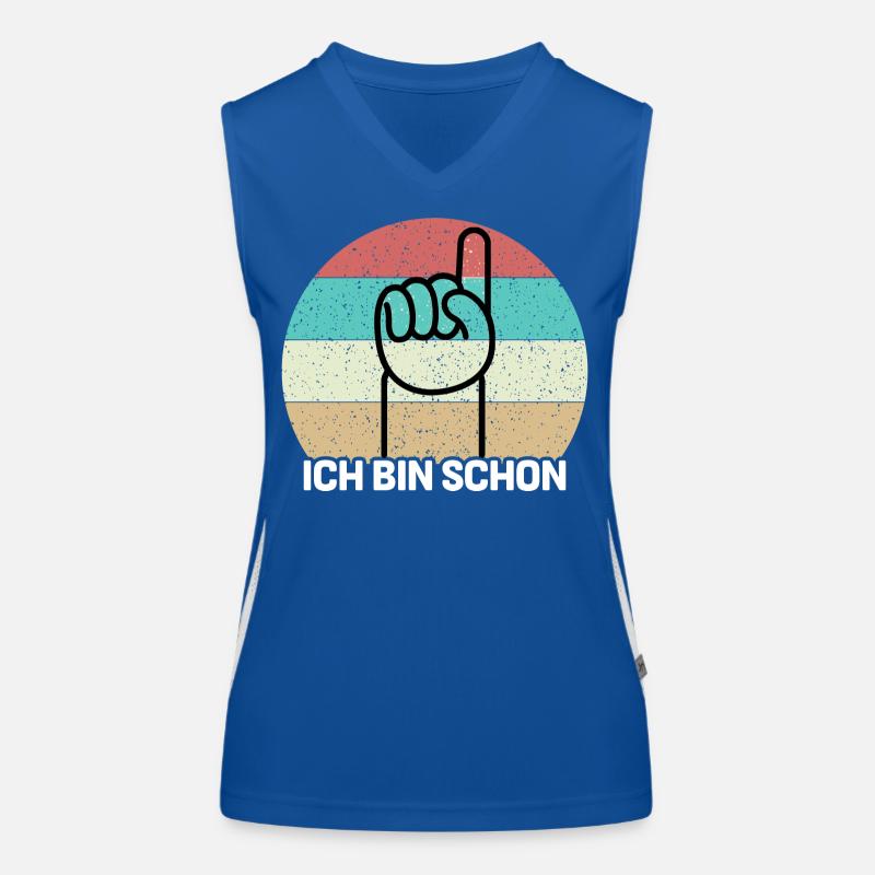 Ich bin schon 1 Funktionelles Kontrast-Tank Top für Frauen