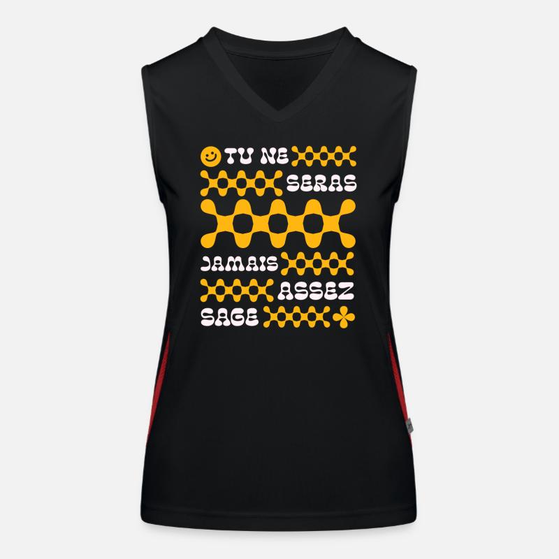 You'll never be wise enough Women's Functional Contrast Tank Top