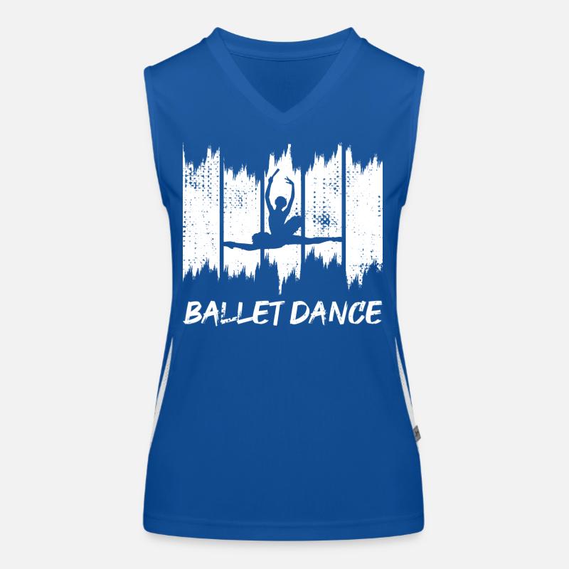 Funny Ballet Dancer Women's Functional Contrast Tank Top