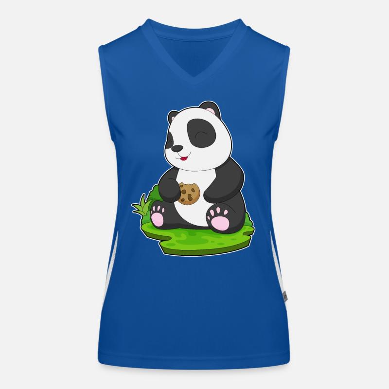Biscuit Panda Débardeur respirant contrasté Femme