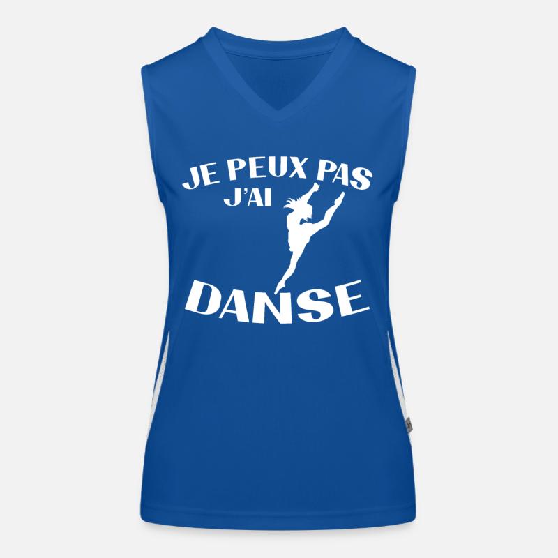 Je peux pas j ai Danse Débardeur respirant contrasté Femme
