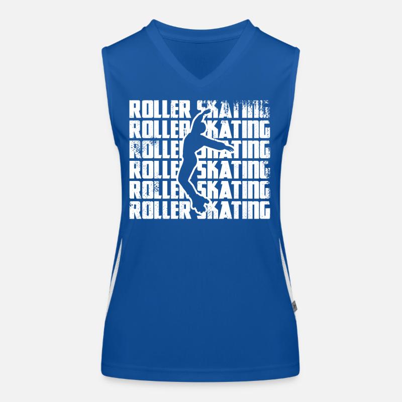 Rollkunstlauf Funktionelles Kontrast-Tank Top für Frauen
