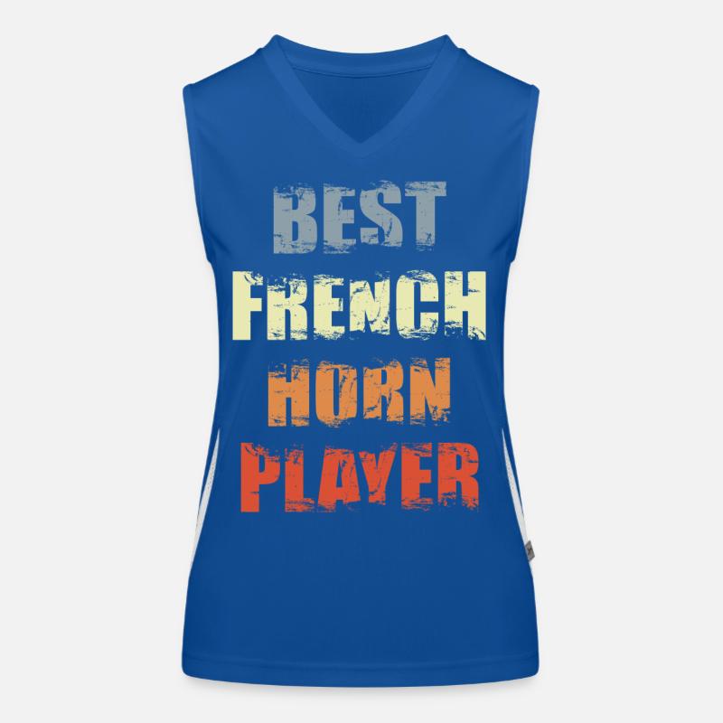 Bester Waldhornist Funktionelles Kontrast-Tank Top für Frauen