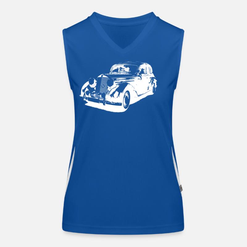 Oldtimer Funktionelles Kontrast-Tank Top für Frauen