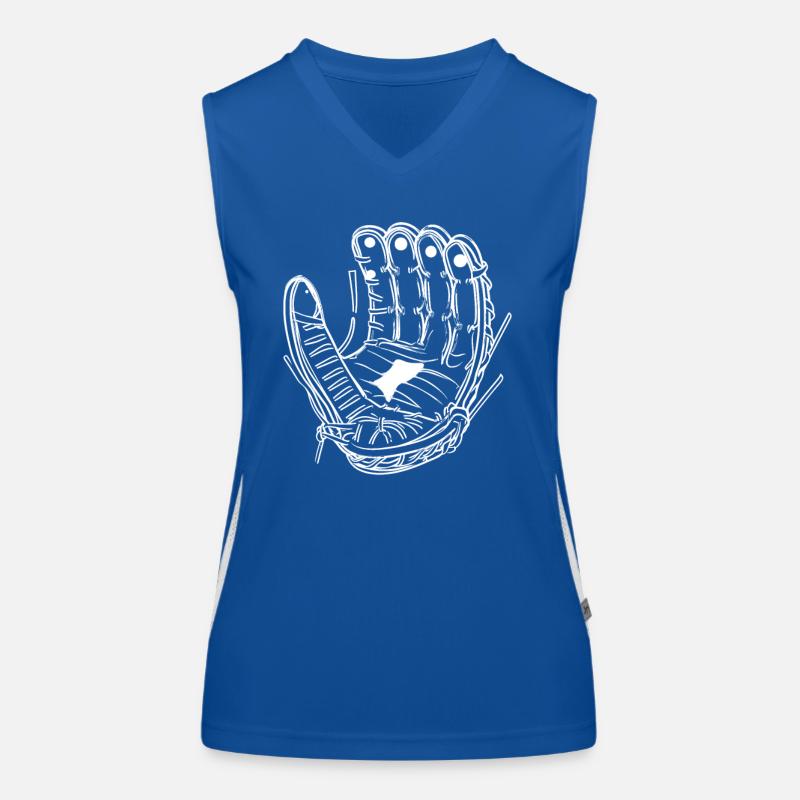 Gant de baseball Débardeur respirant contrasté Femme