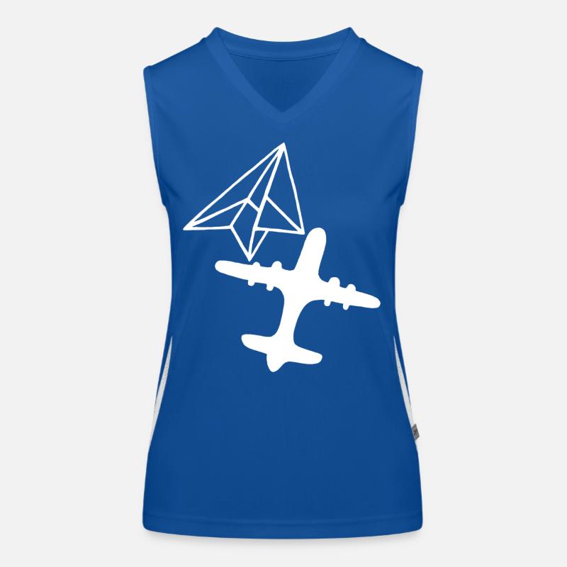 Dream of Greatness (White) Women's Functional Contrast Tank Top