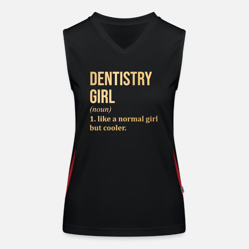 dentiste Débardeur respirant contrasté Femme