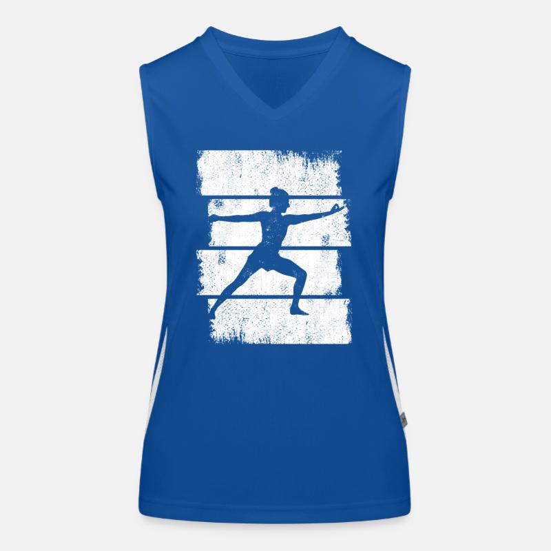 Dessin de Yogini Débardeur respirant contrasté Femme