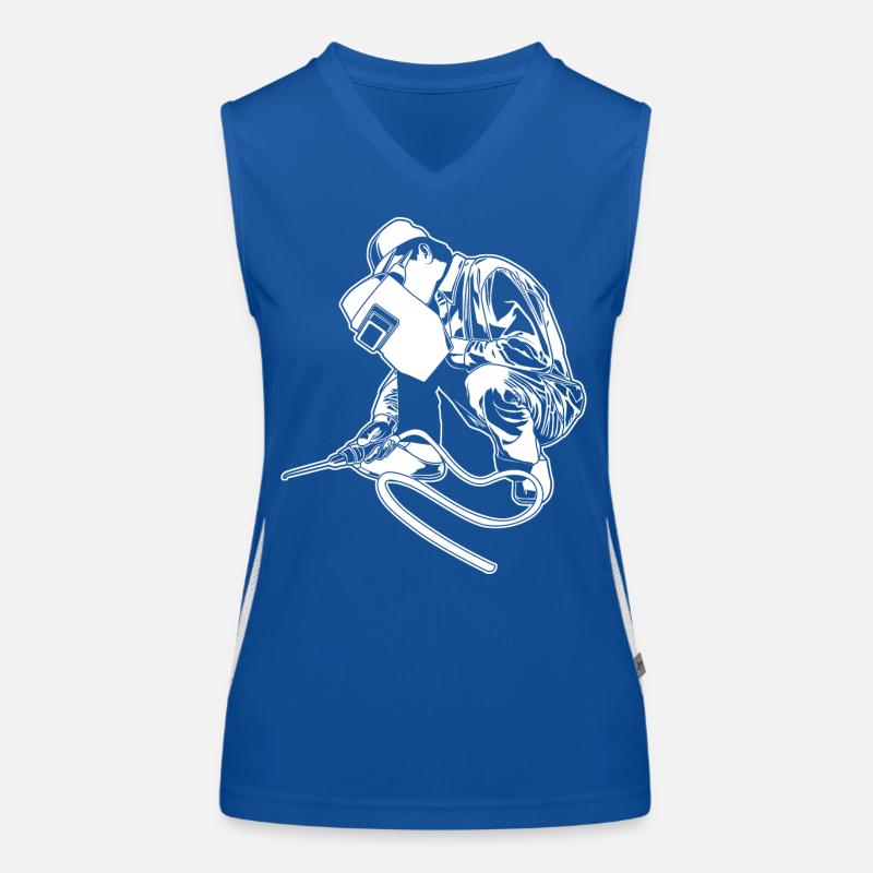 Schweißer Funktionelles Kontrast-Tank Top für Frauen