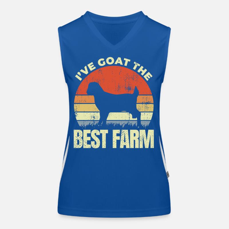 Bauernspruch Funktionelles Kontrast-Tank Top für Frauen