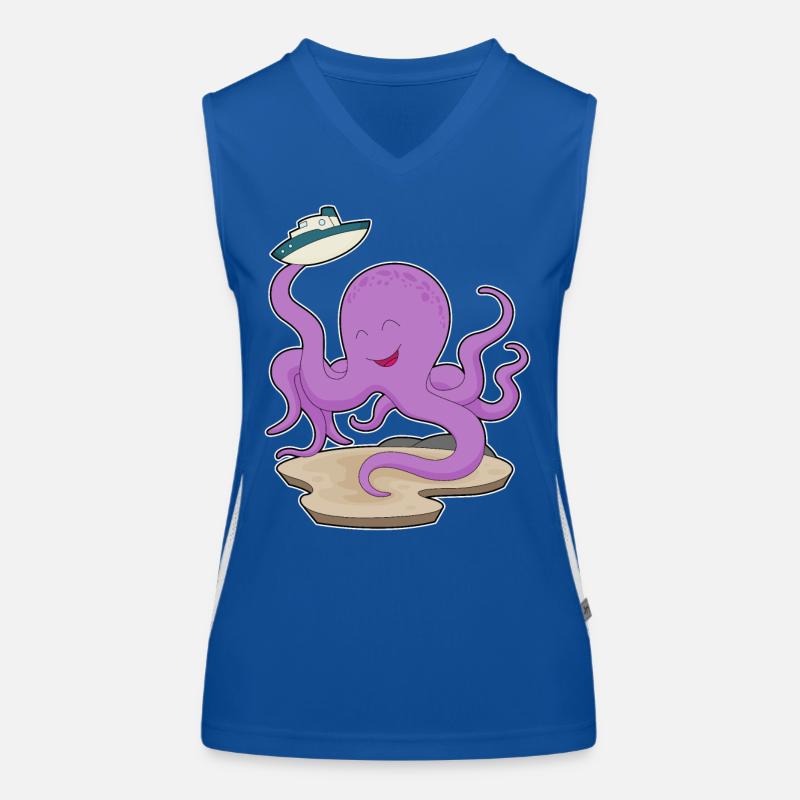 Bateau jouet Octopus Débardeur respirant contrasté Femme
