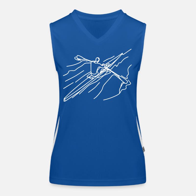 Rameur Débardeur respirant contrasté Femme