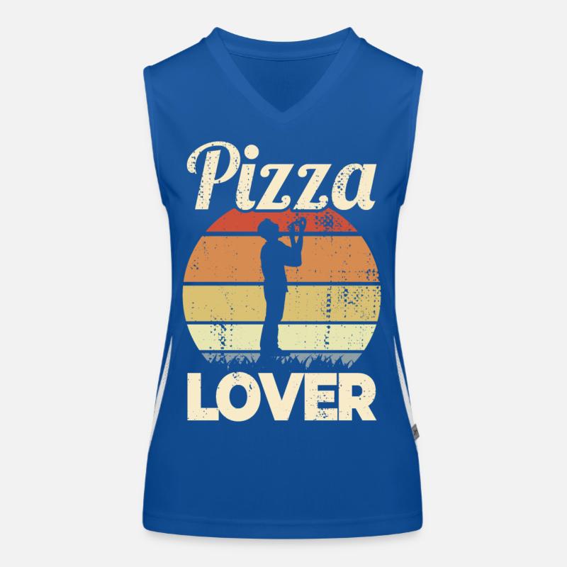 Mangeur de pizza Débardeur respirant contrasté Femme
