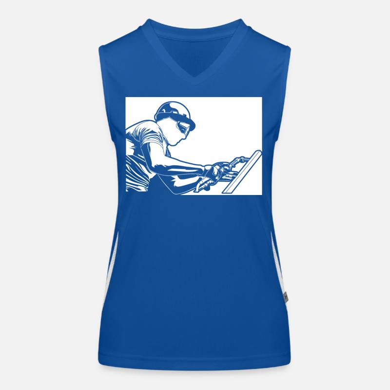 Schweißen Funktionelles Kontrast-Tank Top für Frauen