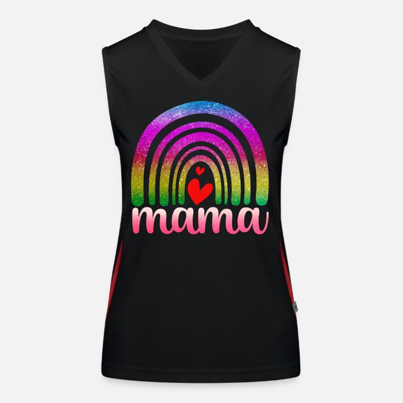 Rainbow Mom Women's Functional Contrast Tank Top
