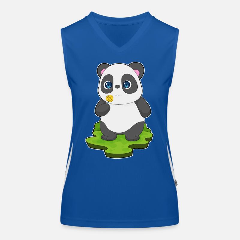 Sucette panda Débardeur respirant contrasté Femme