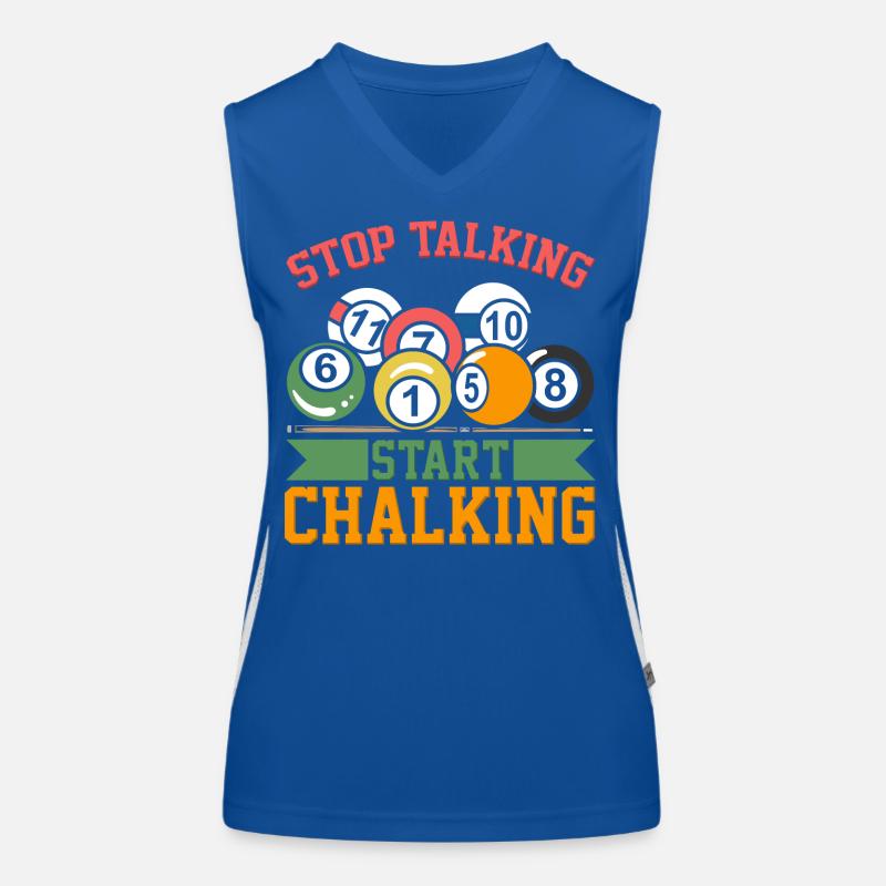 Billard Witz Funktionelles Kontrast-Tank Top für Frauen