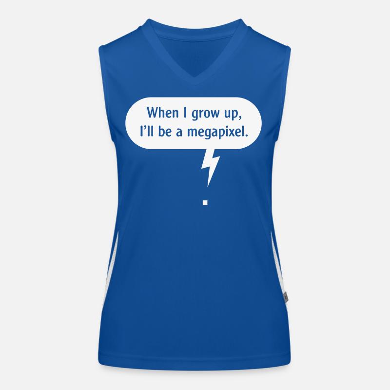 When I Grow Up, I’ll Be A Megapixel. (Pixel / W) Funktionelles Kontrast-Tank Top für Frauen