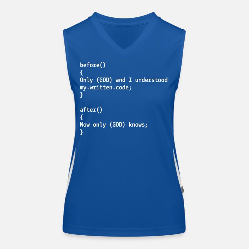 Programmer Joke Women's Functional Contrast Tank Top