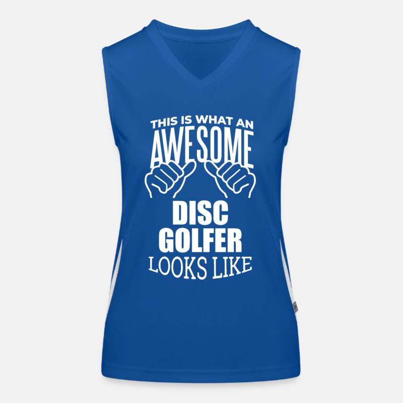Discgolf Funktionelles Kontrast-Tank Top für Frauen