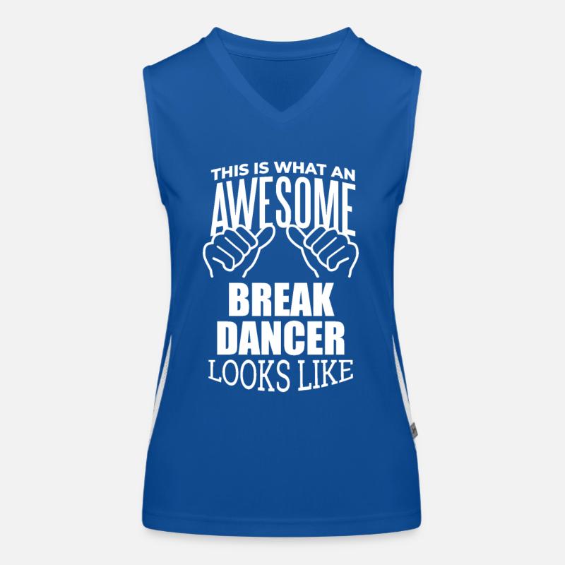 breakdancer Débardeur respirant contrasté Femme