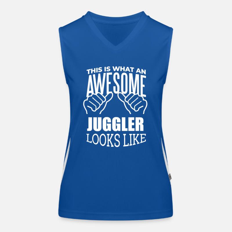 Jonglage Funktionelles Kontrast-Tank Top für Frauen