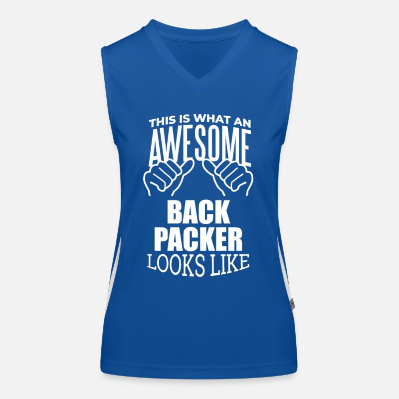 Rucksacktourist Funktionelles Kontrast-Tank Top für Frauen