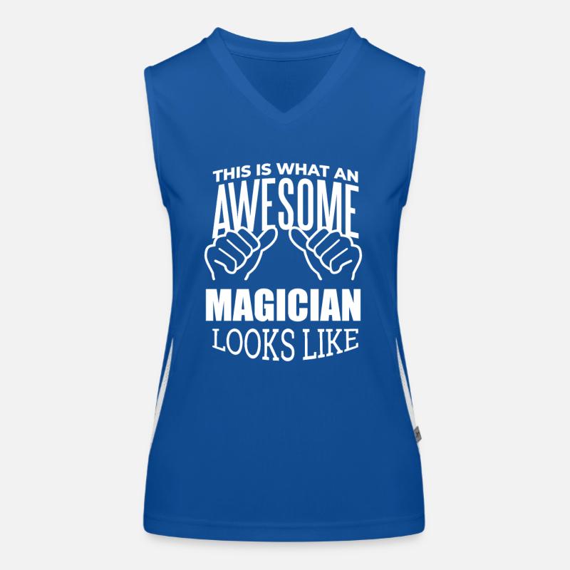 Zauberer Funktionelles Kontrast-Tank Top für Frauen