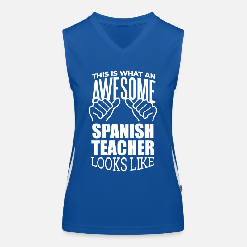 Spanisch Funktionelles Kontrast-Tank Top für Frauen