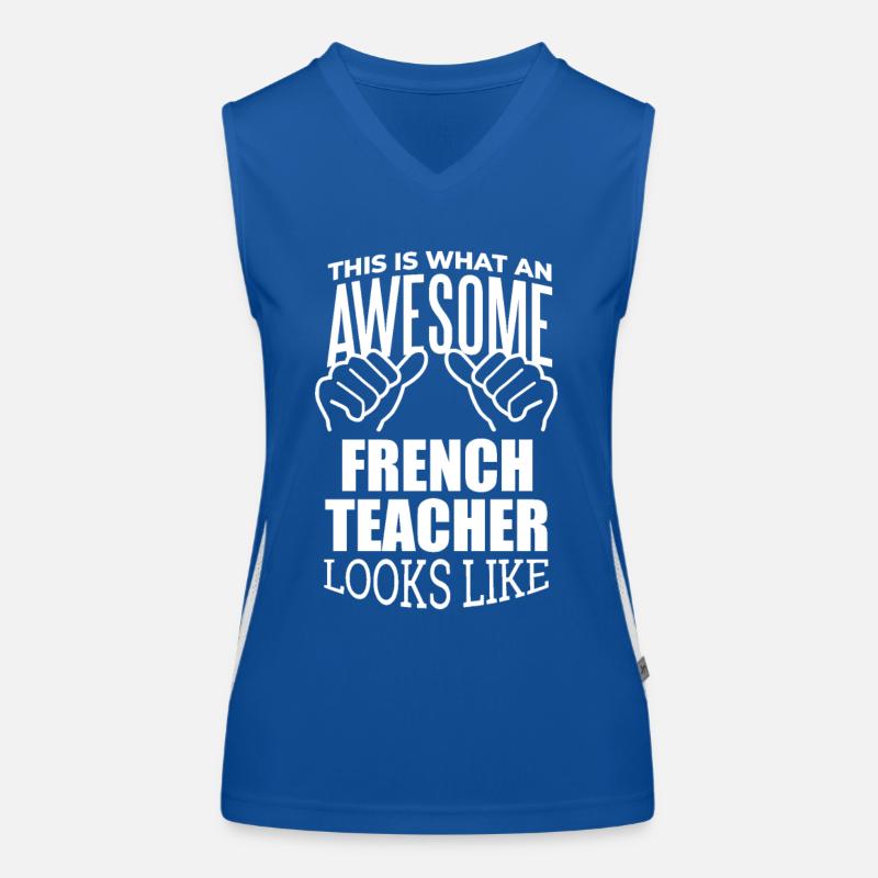 French Women's Functional Contrast Tank Top