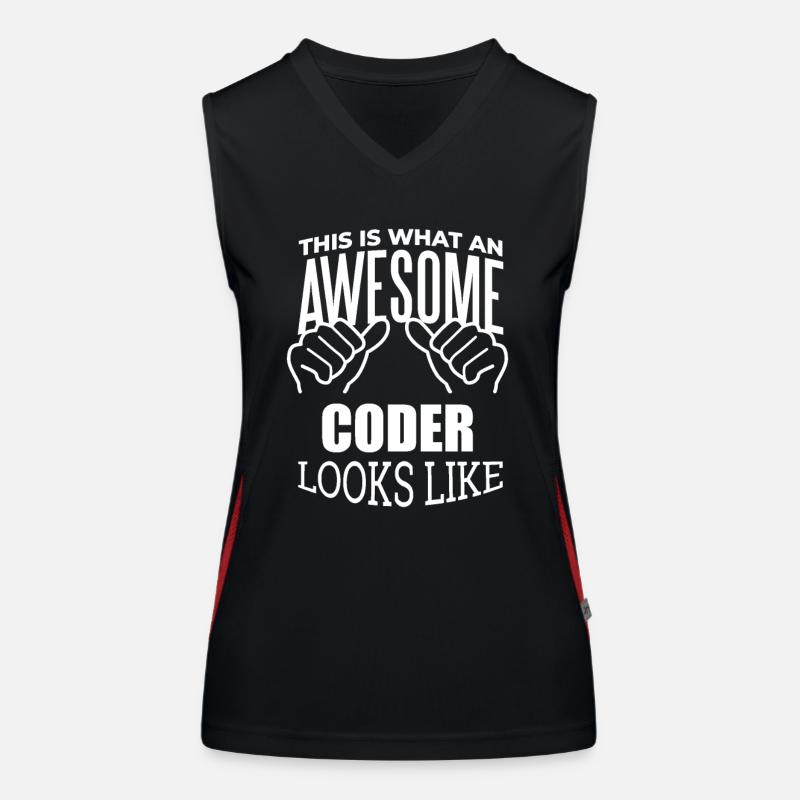 Programmierer Funktionelles Kontrast-Tank Top für Frauen