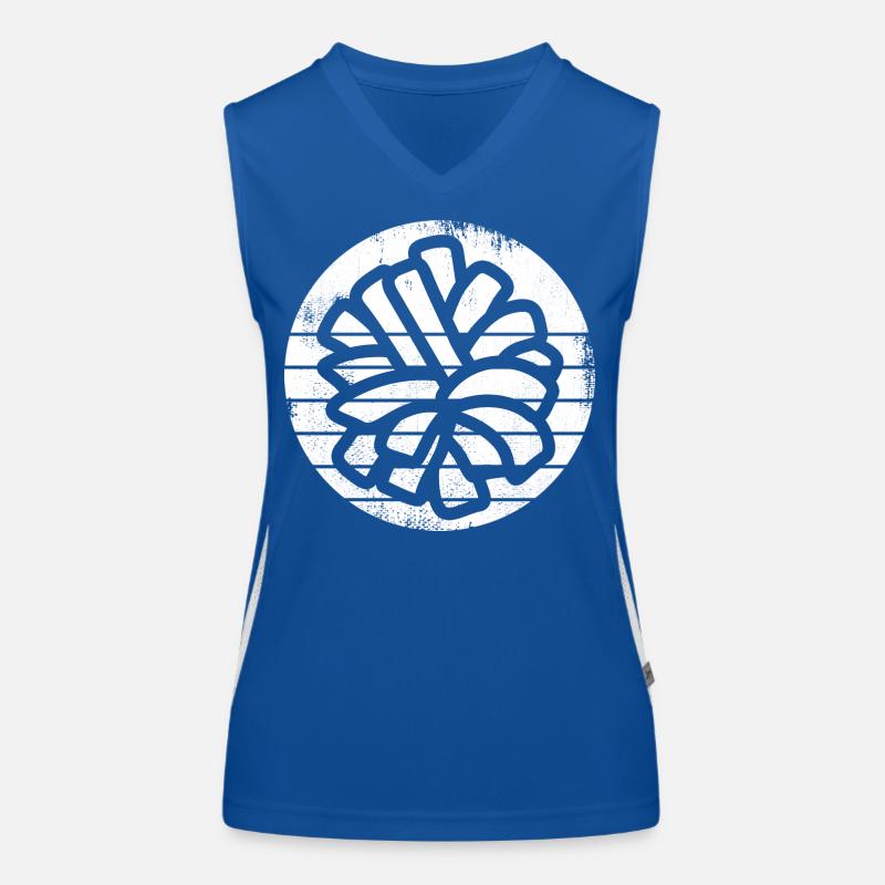 Cheerleader pompoms Women's Functional Contrast Tank Top