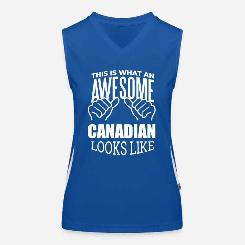 Kanada Funktionelles Kontrast-Tank Top für Frauen