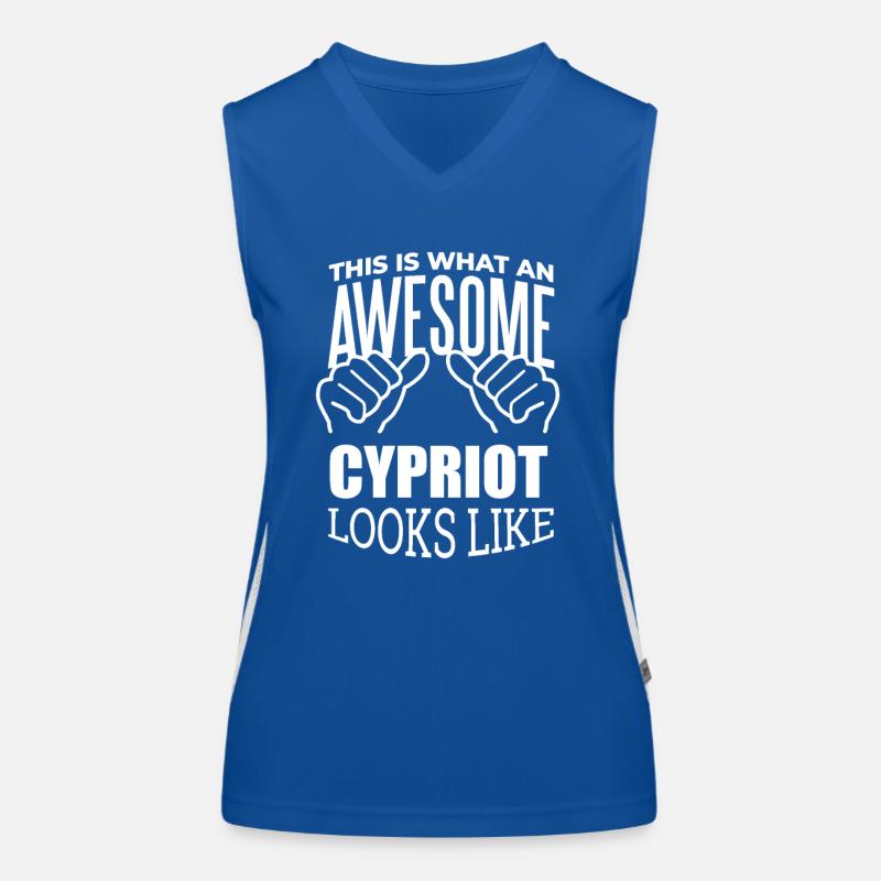 Zypern Funktionelles Kontrast-Tank Top für Frauen