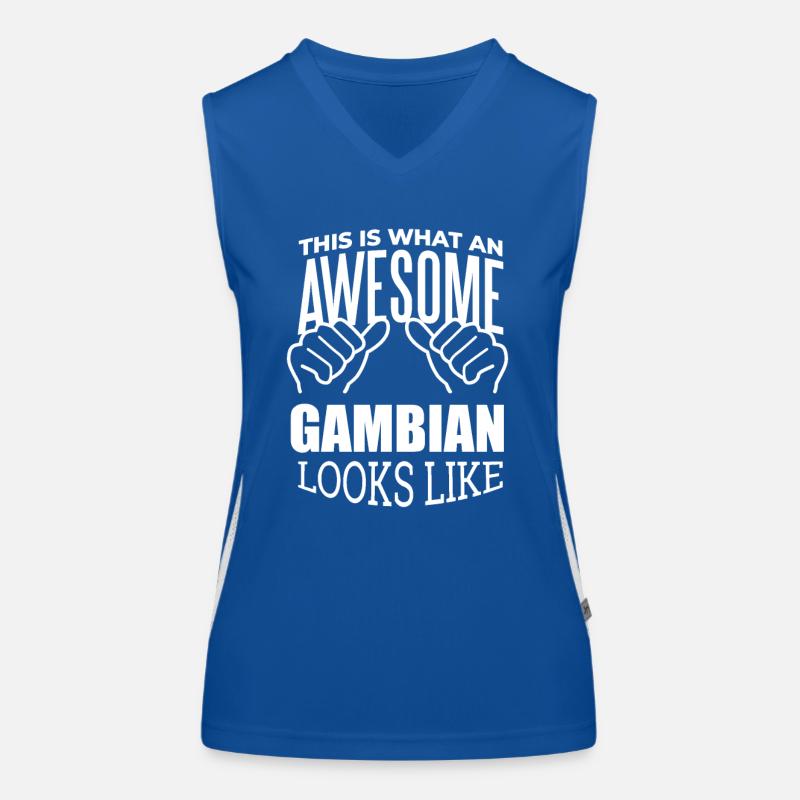 Gambia Funktionelles Kontrast-Tank Top für Frauen
