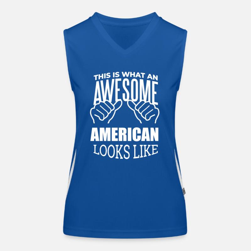 USA Funktionelles Kontrast-Tank Top für Frauen