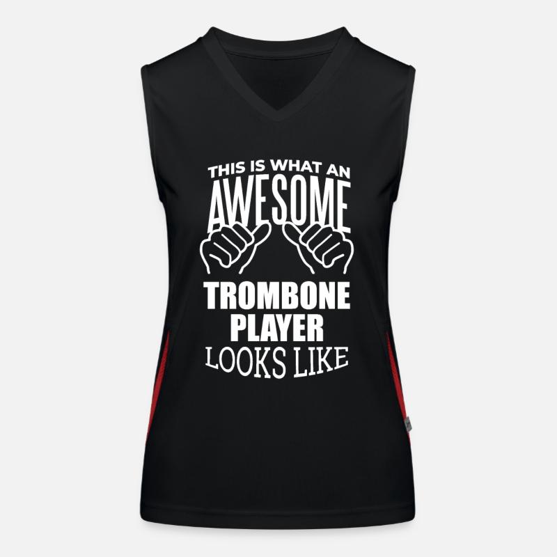 trombone Débardeur respirant contrasté Femme