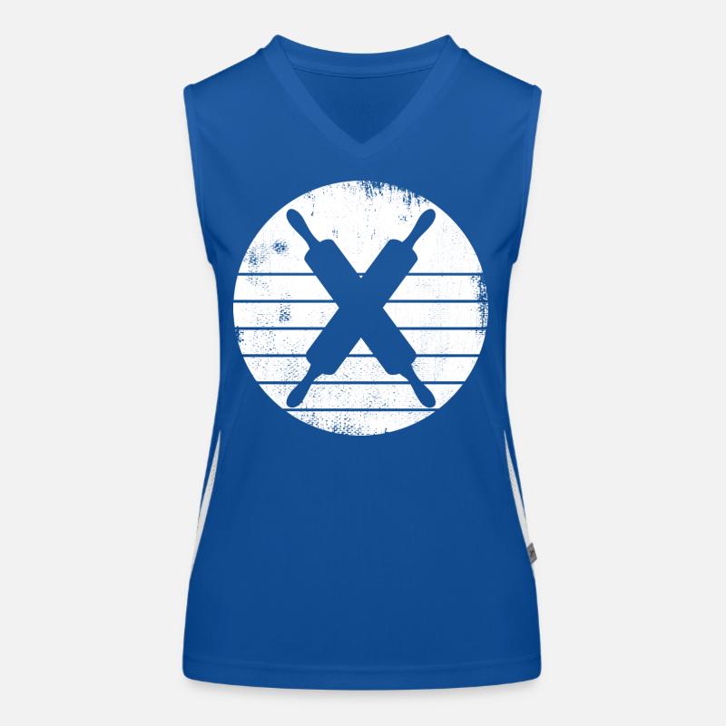 Rolling pin Women's Functional Contrast Tank Top
