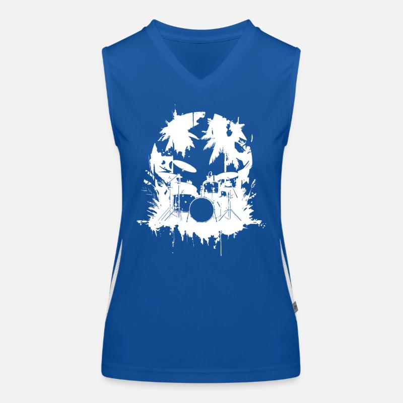 Graphiques de batterie Débardeur respirant contrasté Femme