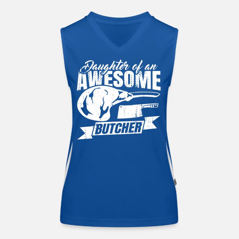 Fille de boucher Débardeur respirant contrasté Femme