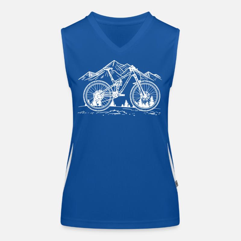 Dessin VTT Débardeur respirant contrasté Femme