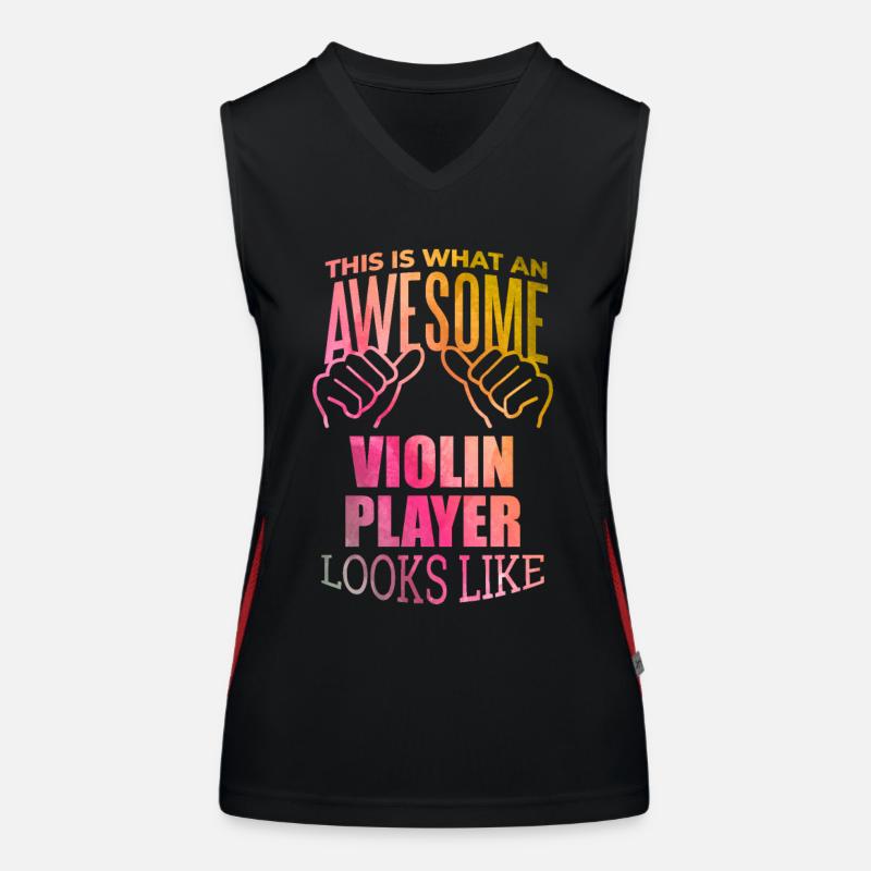 Violin Women's Functional Contrast Tank Top