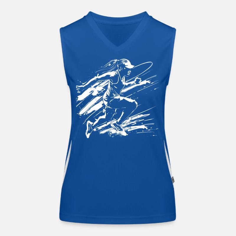 Runner Street Art Débardeur respirant contrasté Femme