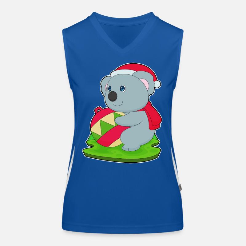 Cloche de Noël Koala Débardeur respirant contrasté Femme