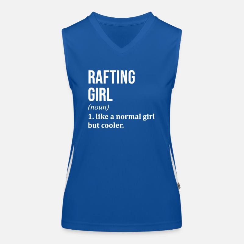 Rafting Funktionelles Kontrast-Tank Top für Frauen