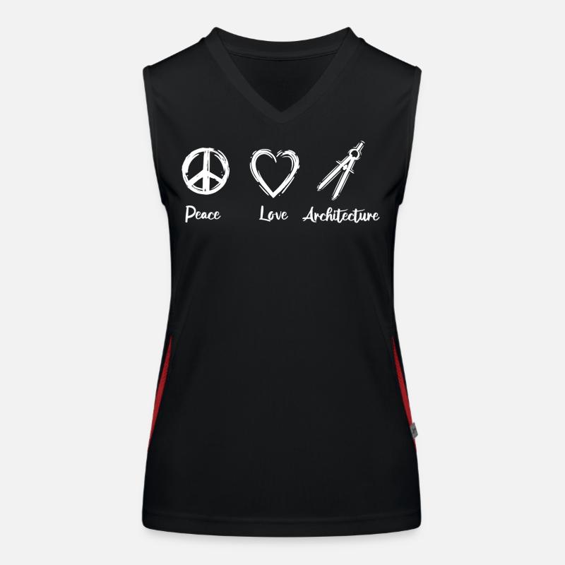 J’adore l’architecture Débardeur respirant contrasté Femme