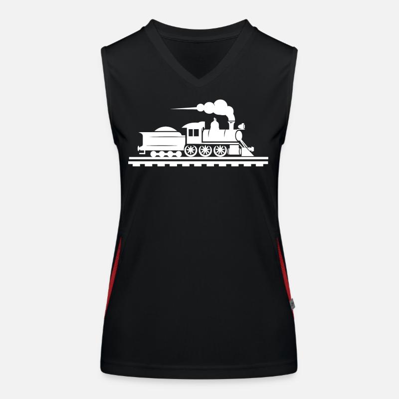 Railway Drawing Women's Functional Contrast Tank Top