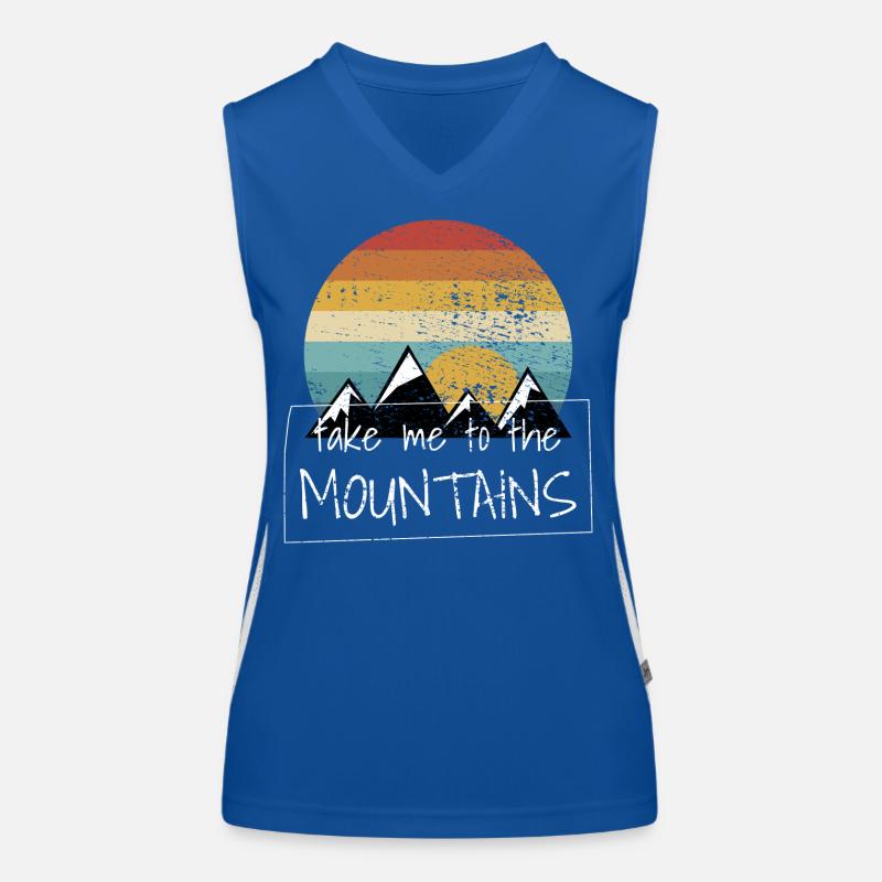 Wandern Wanderungen Funktionelles Kontrast-Tank Top für Frauen