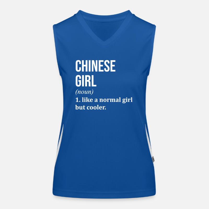 China Women's Functional Contrast Tank Top
